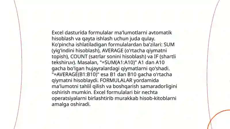 Excel funksiyalari - Excel functions 4