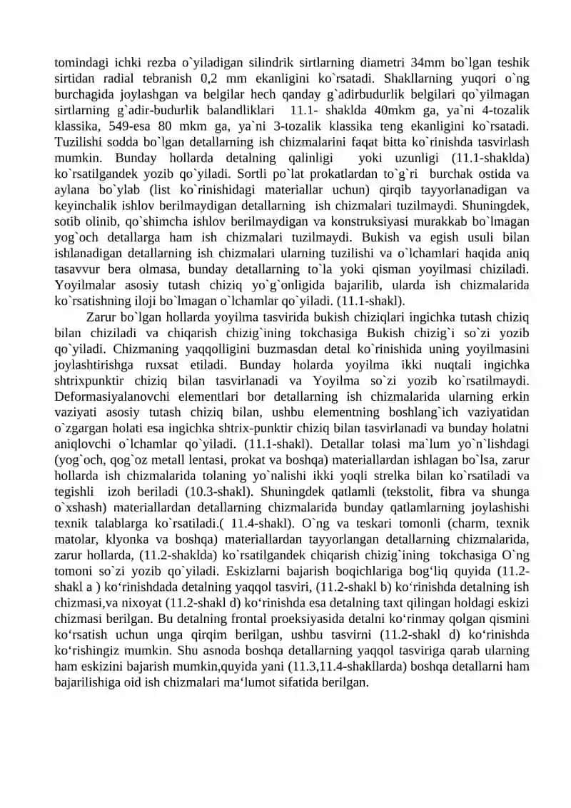 Detallarning eskizlarini tuzish 4