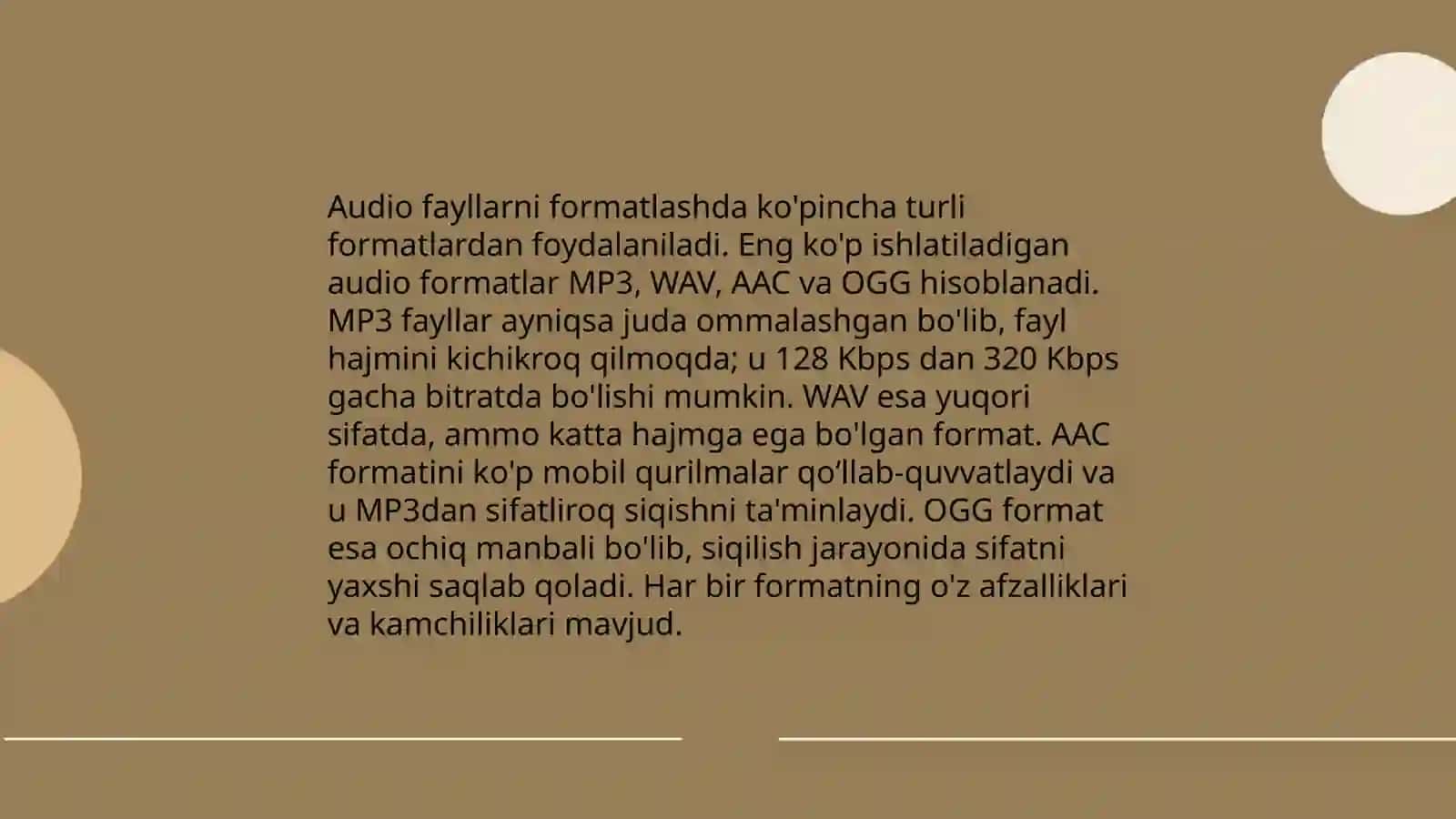 Raqamli tovush shakllari 4