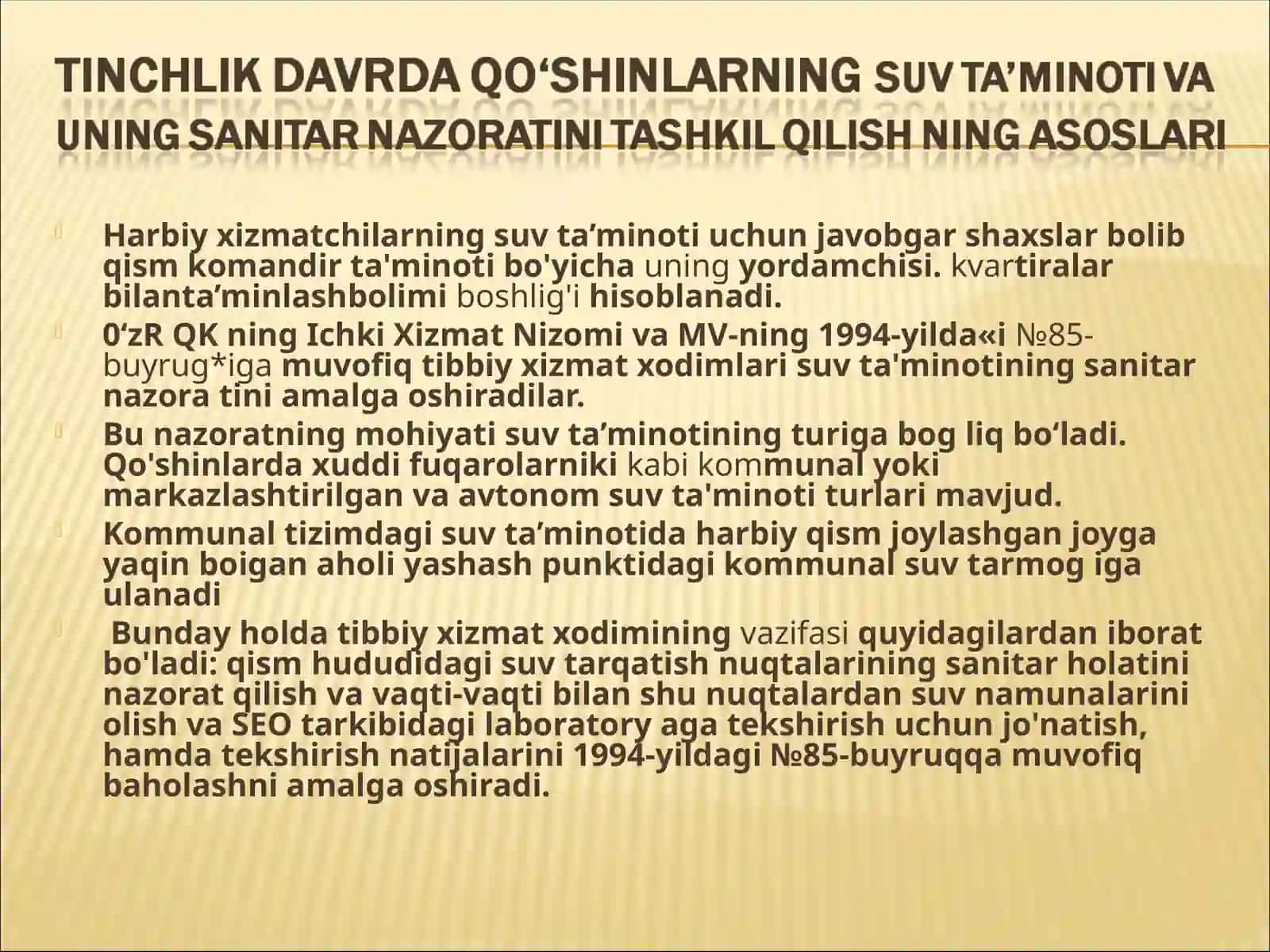 Harbiy xizmatchilarni ichimlik suvi 4