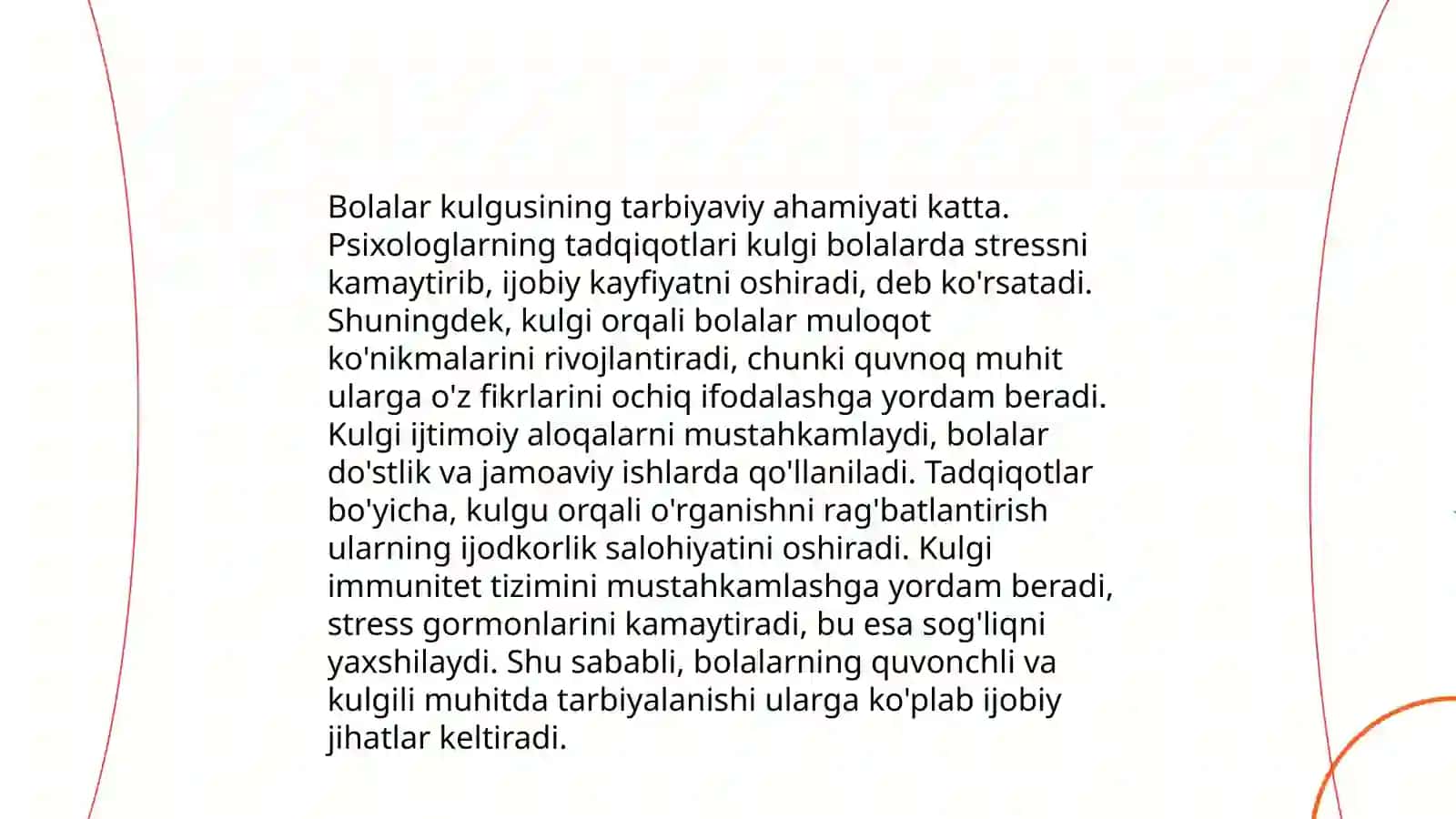 «Bolalar kulgusi» kinojurnali mazmunini tahlil etish 4