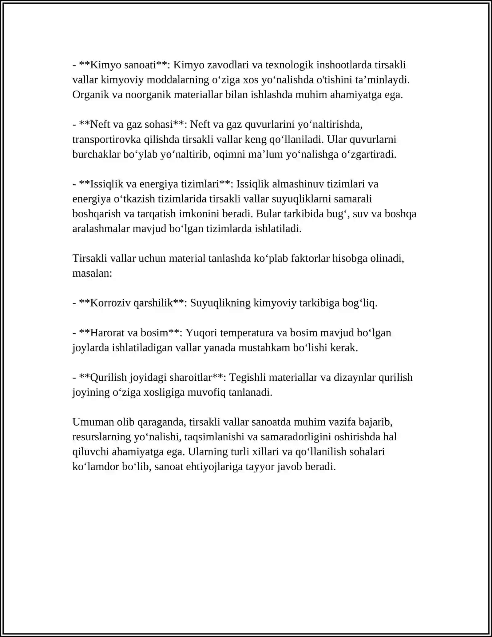 TIRSAKLI VALLARNI TAYYORLASH 4
