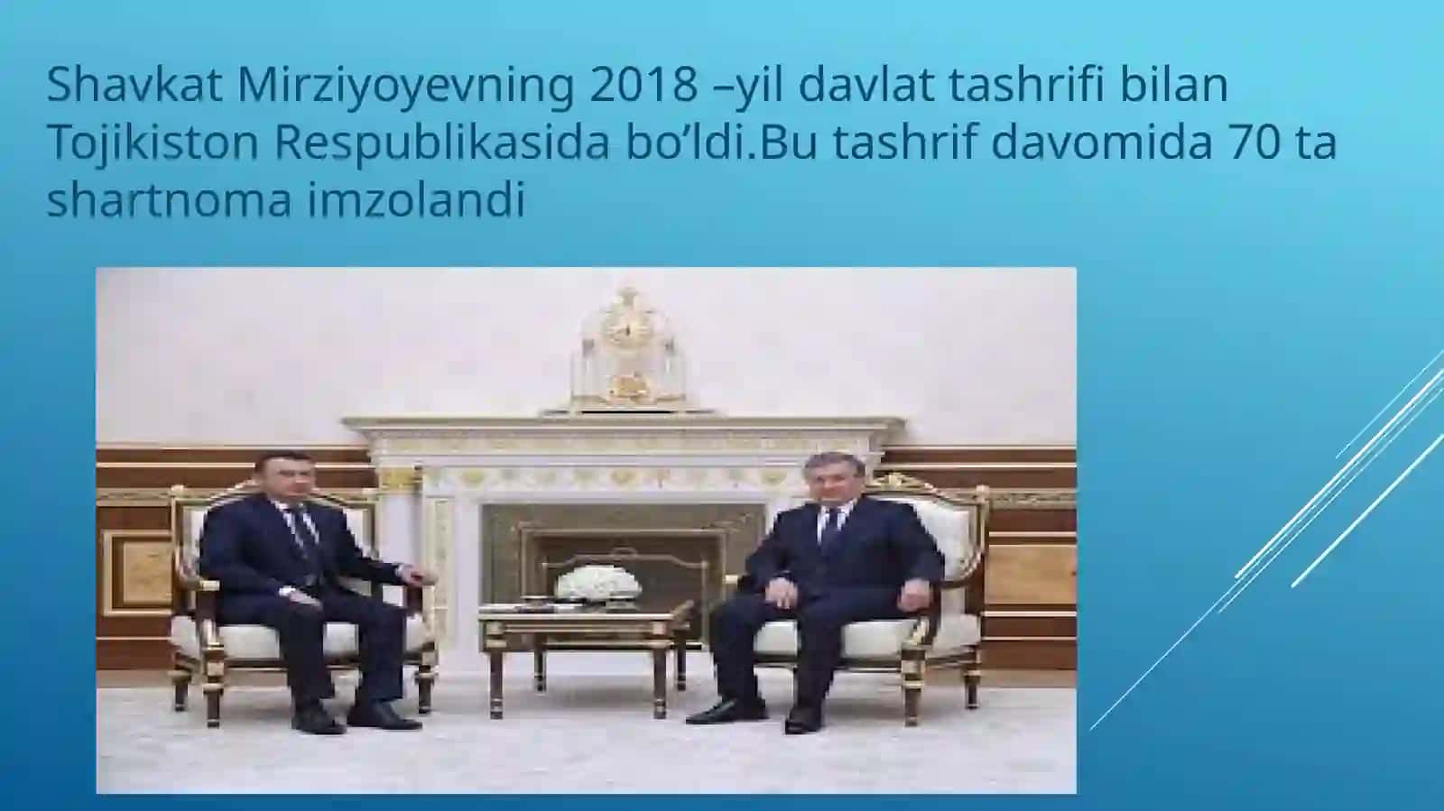 Shavkat Mirziyoyevning Davlat Tashriflari 4