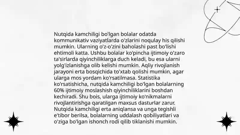 Nutqida kamchiligi bo'lgan bolalarning muloqot xususiyatlari 4