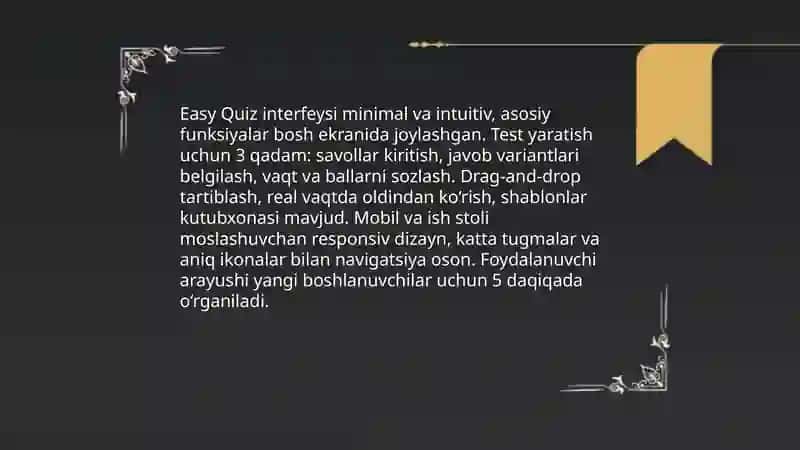 Easy Quiz 4