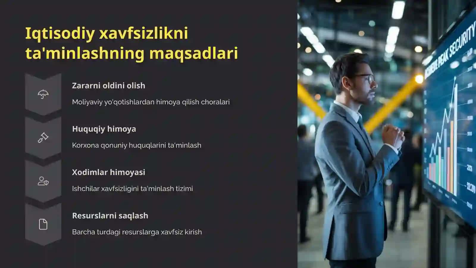 Biznesning iqtisodiy xavfsizligini ta'minlash 4