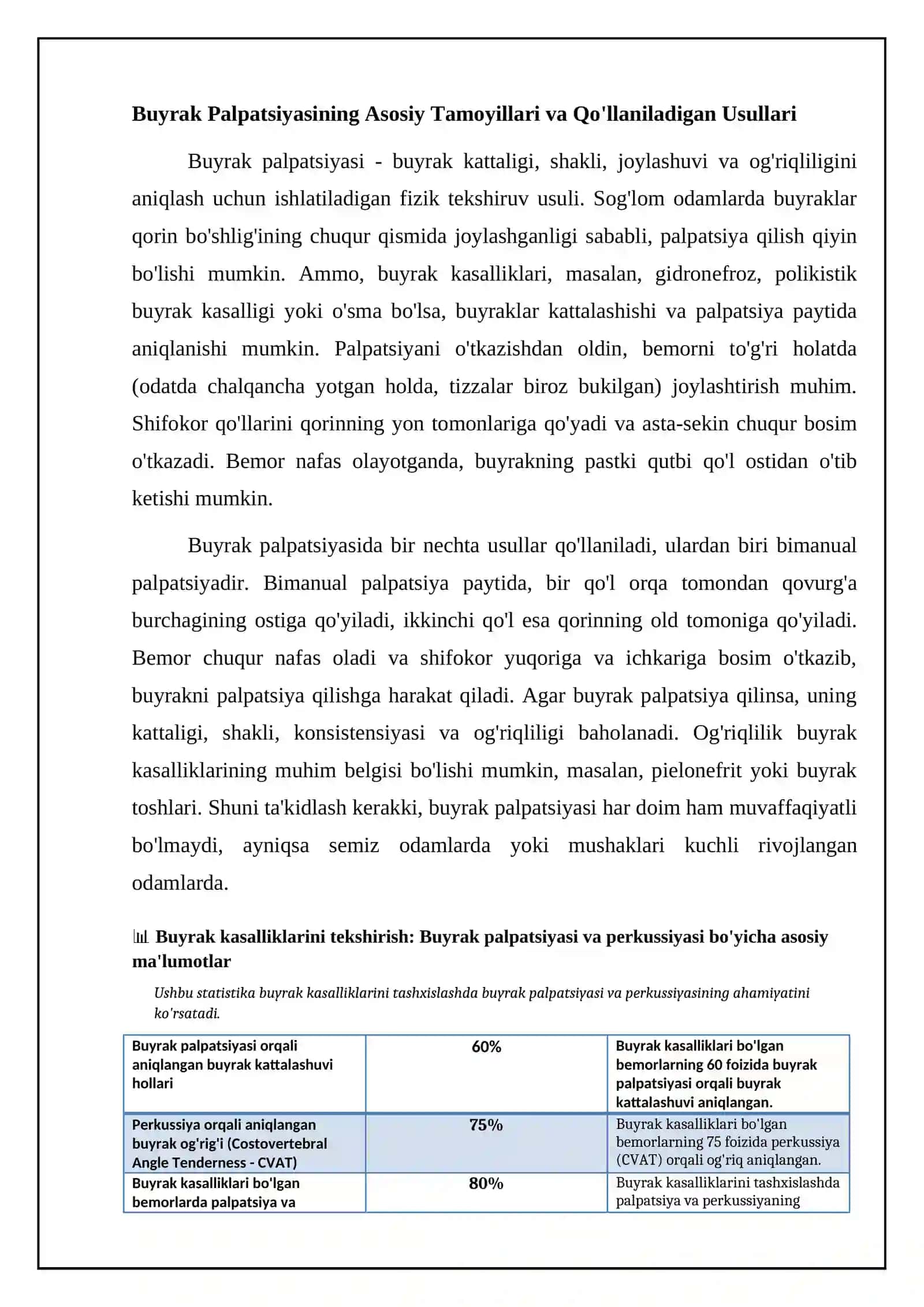 Buyrak kasalliklari bilan kasallangan bemorlarni tekshirish 4