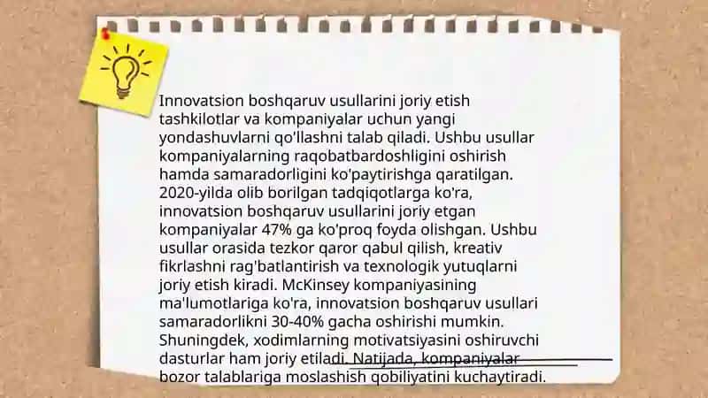 Boshqaruv faoliyatini takomillashtirish masalalari 4