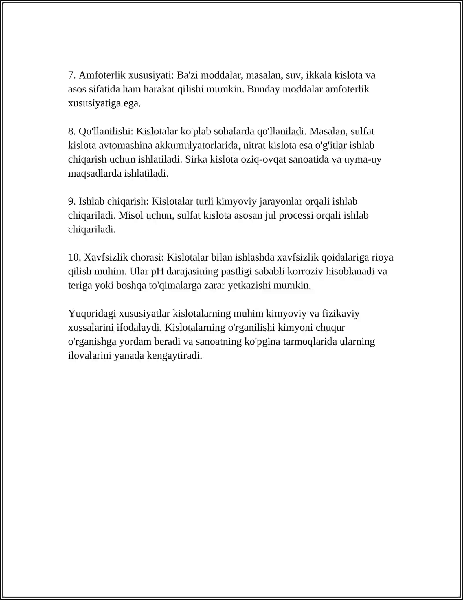 KISLOTALI OKSIDLAR HAQIDA SLAYT 4