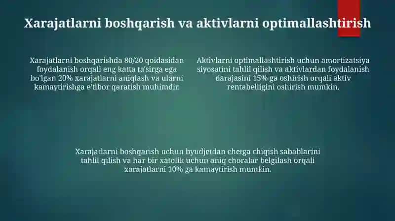 Moliyaviy resurslar tahlili 4