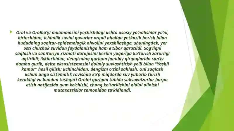 Ekalogik fojiya va orol dengizi fojiyasi 4