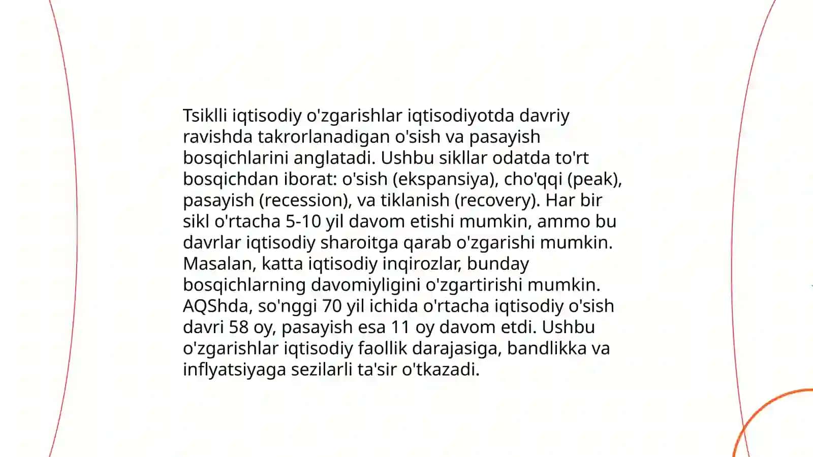 Real iqtisodiy davrlar nazariyasi 4
