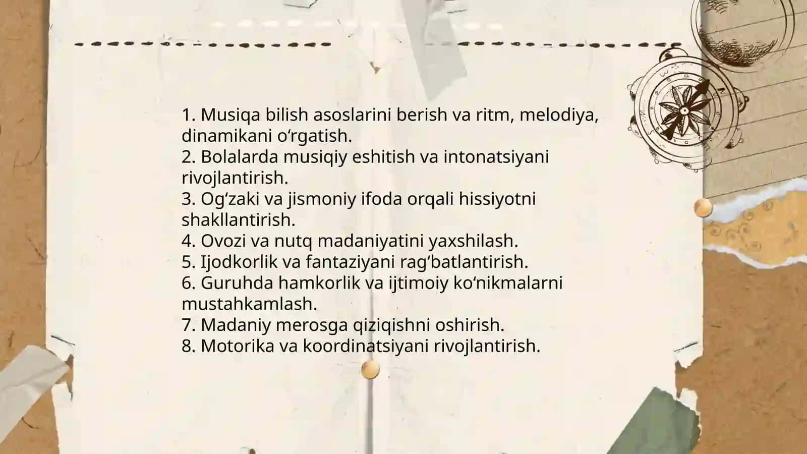 Maktabgacha ta'lim tashkilotlarida musiqaviy tarbiyaning maqsad va vazifalari 4