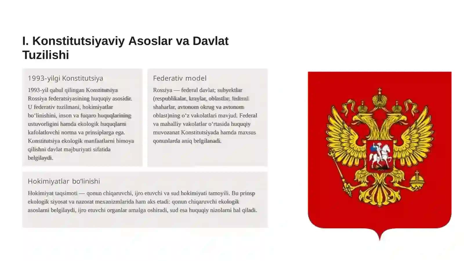 Davlat Tizimi va Ekologiya Huquqi 4