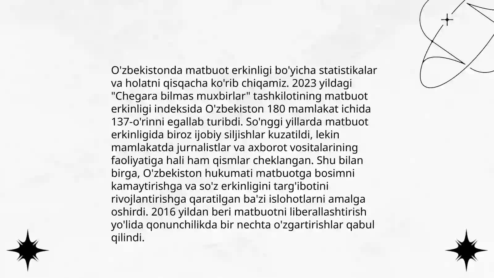 Ommaviy axborot vositalarining huquqiy statusi 4