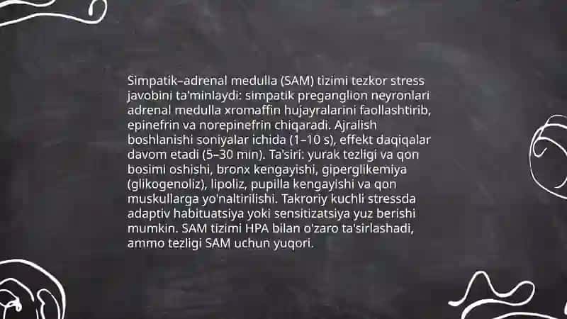 Stressga chidamlilik va moslashuvning fiziologik mexanizmlari 4