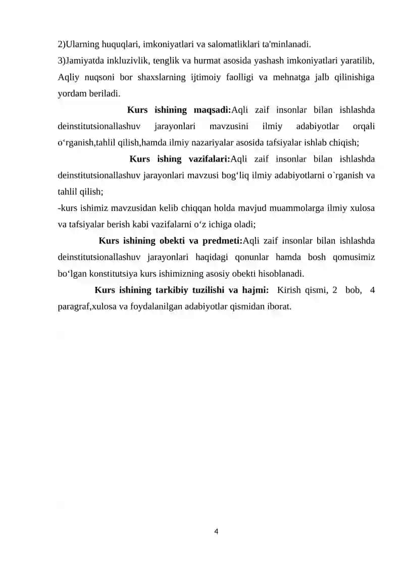 Aqli zaif insonlar bilan ishlashda deinstitutsionallashuv jarayonlari. 4