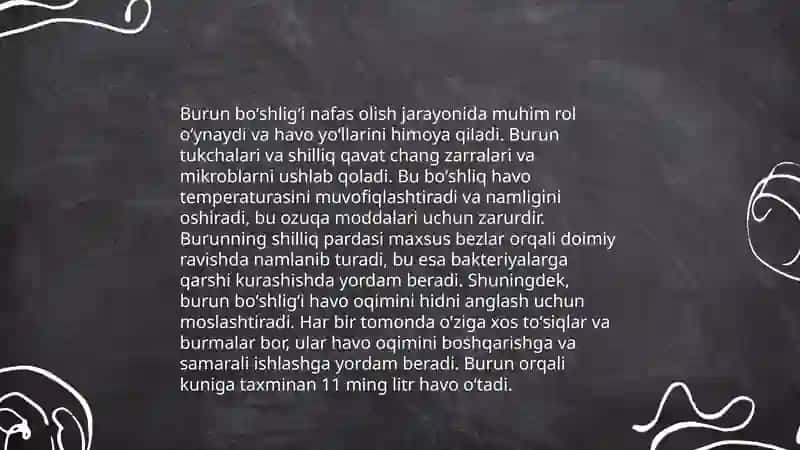Burun boʻshligʻi va uning kasalliklari haqida tushuncha 4