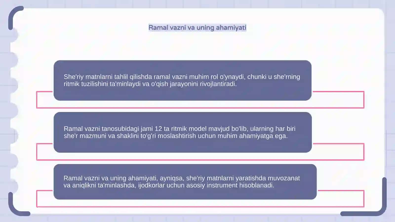 Ramal vazni tanosubidagi jami 12 ta ritmik modellar 4