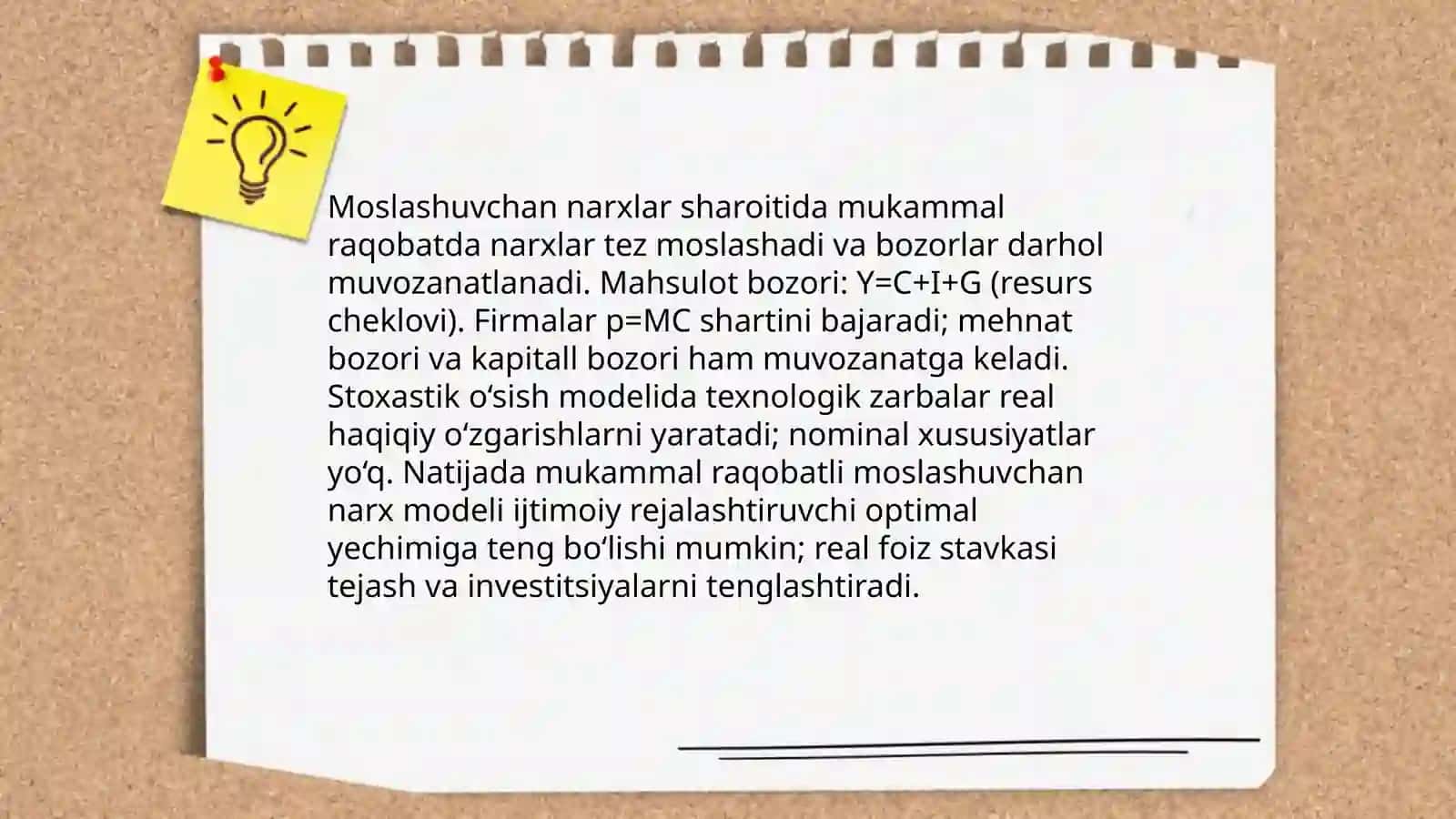 Agregat tebranishlarning stoxastik o'sish modeli 4