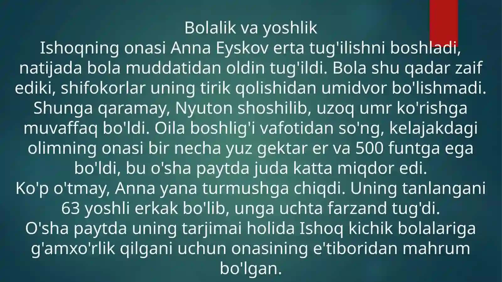 Nyutonning falsafaga tadbig’i 4