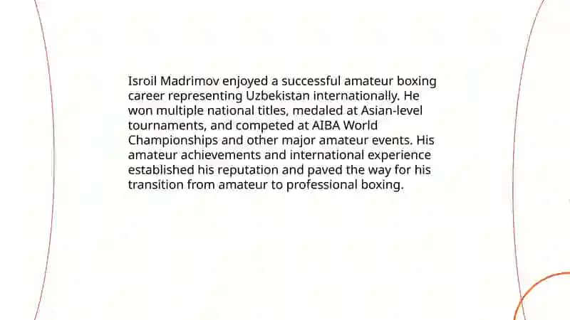 Isroil Madrimov Early Life and Background 4