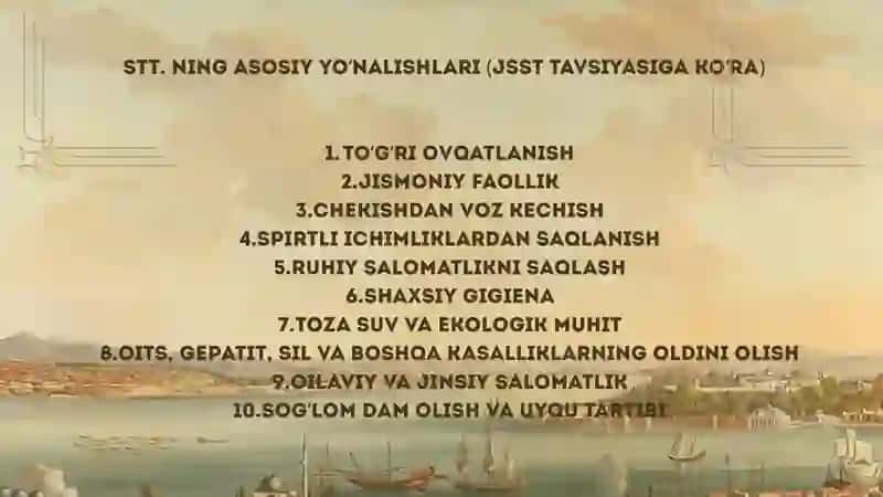 Sog'lom turmush tarzini shakllantirish bo'yicha o'tkaziladigan chora-tadbirlarda tibbiyot xodimlar etikasi. Shaxslararo muloqot Notiqlik san'ati omma oldida chiqish ko'nikmasi 4