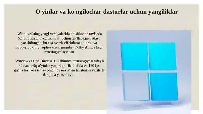 Windows Operatsion Tizimlarining Tarixi va Evolyutsiyasi 4