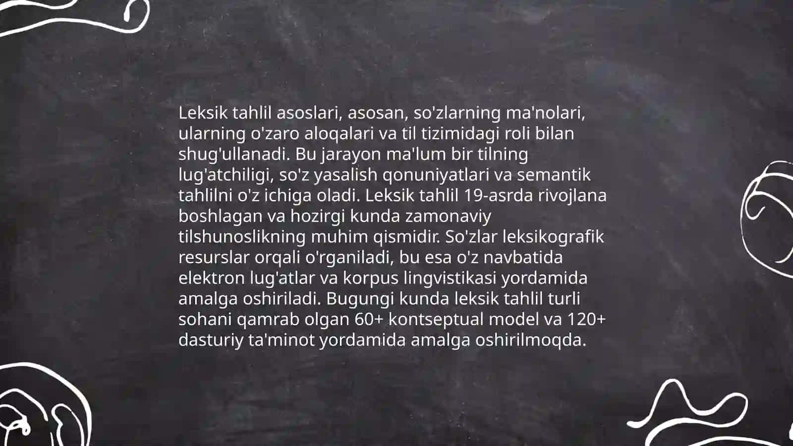 Zamonaviy lugʻatlar tahlili leksik, semik va semantik tahlil 4