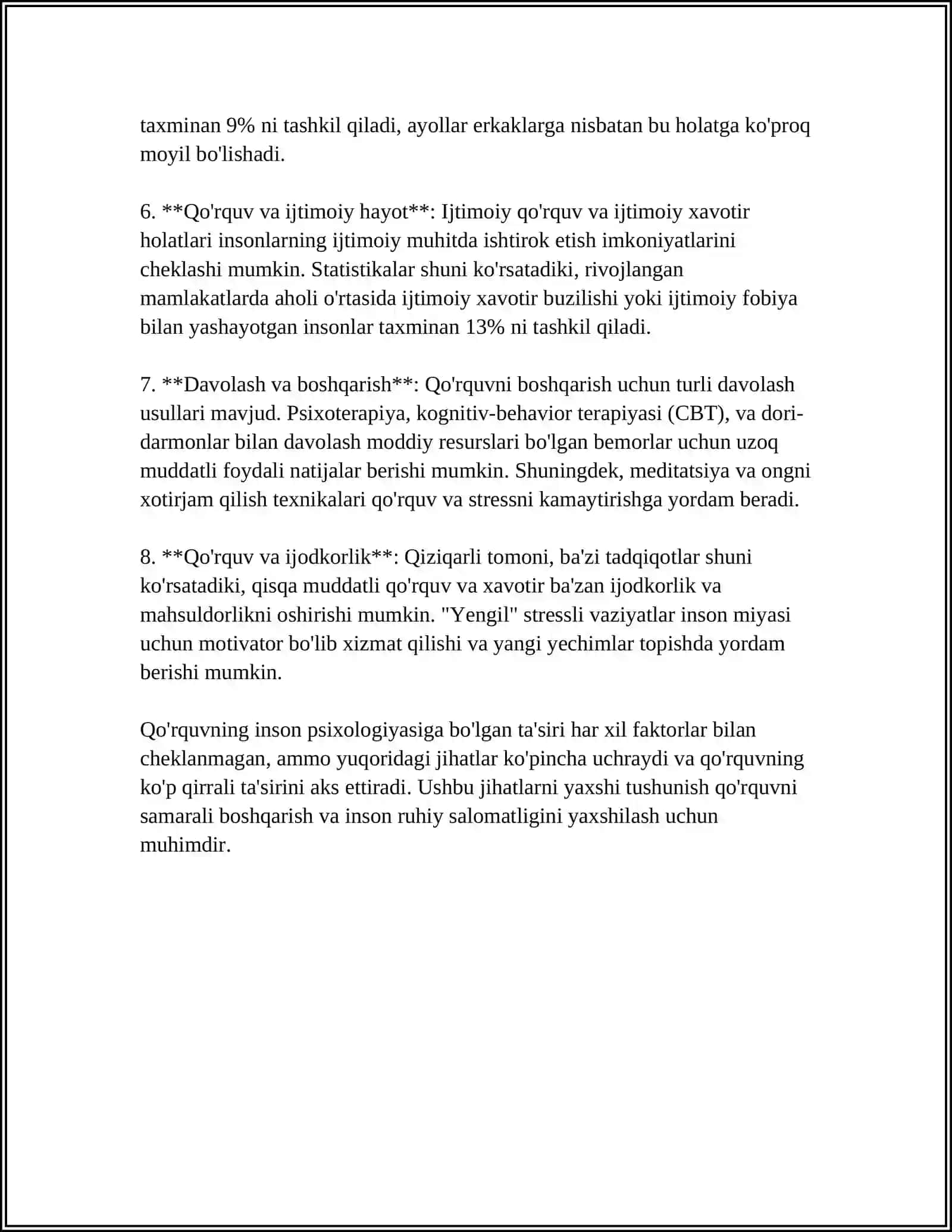 QO'RQUV VA FOBIYALARNING INSON HAYOTIGA TA'SIRI 4