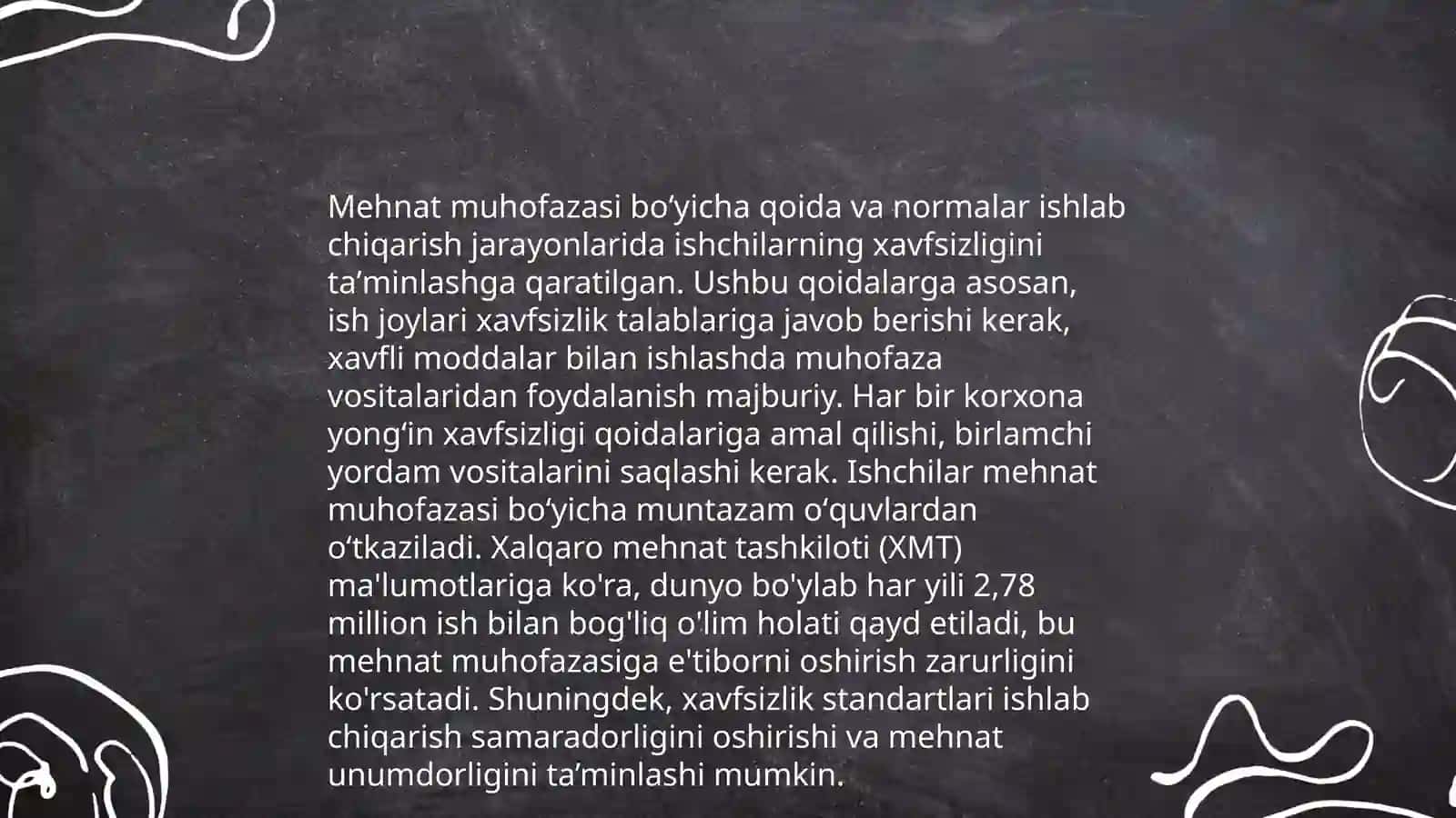 Mehnat muhofazasi toʻgʻrisidagi qonun mehnat kodeksi haqida 4