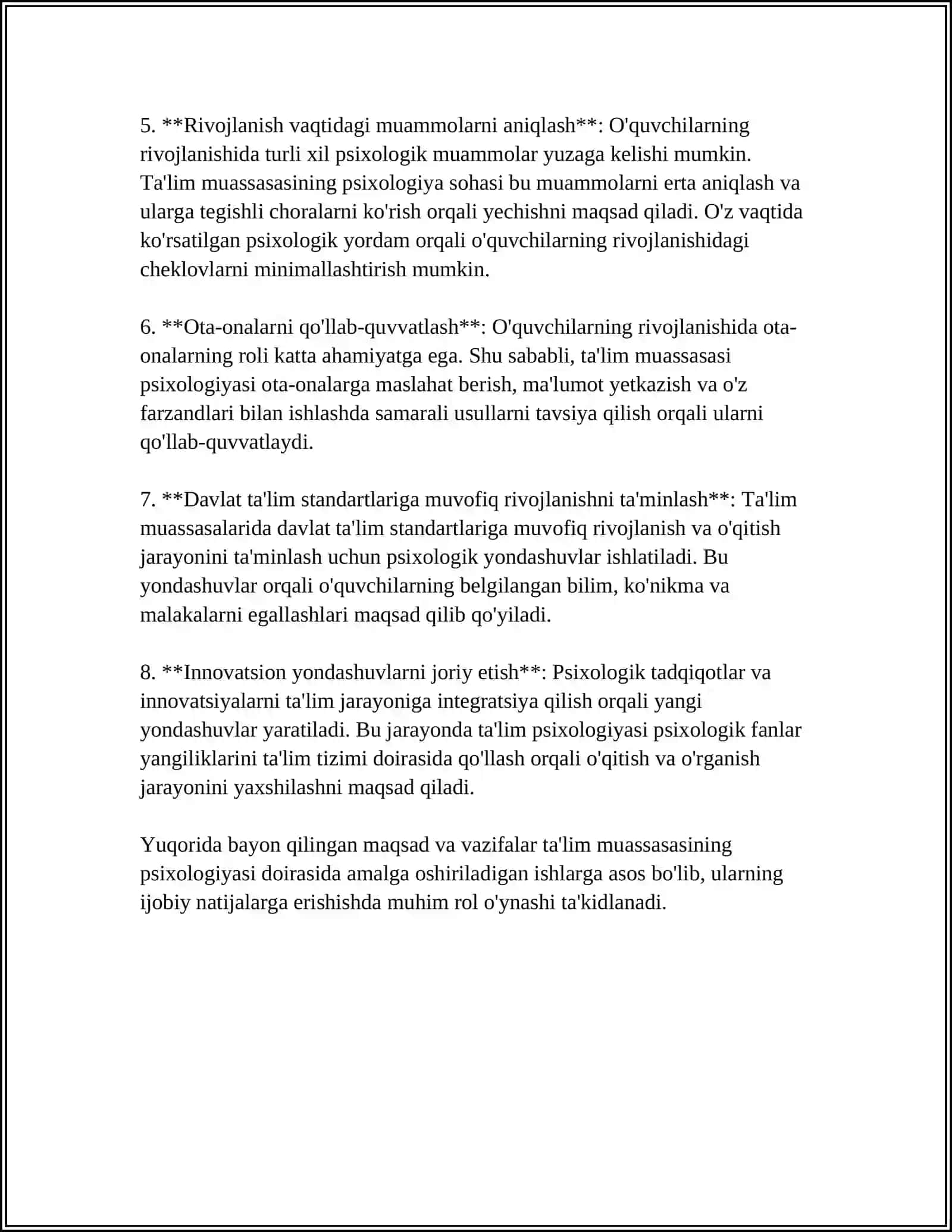 TA'LIM MUASSASASI PSIXOLOGIYASINING PSIXOLOGIK KORREKSIYA FAOLIYATI 4