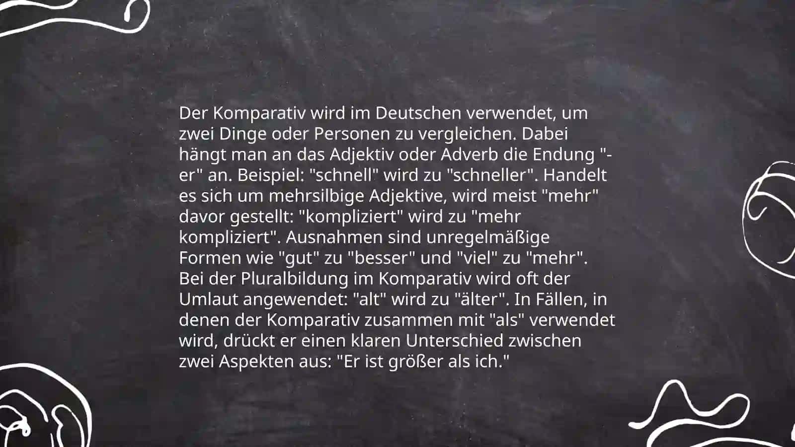 Komparativ und Superlativ. Positionen im Satz 4