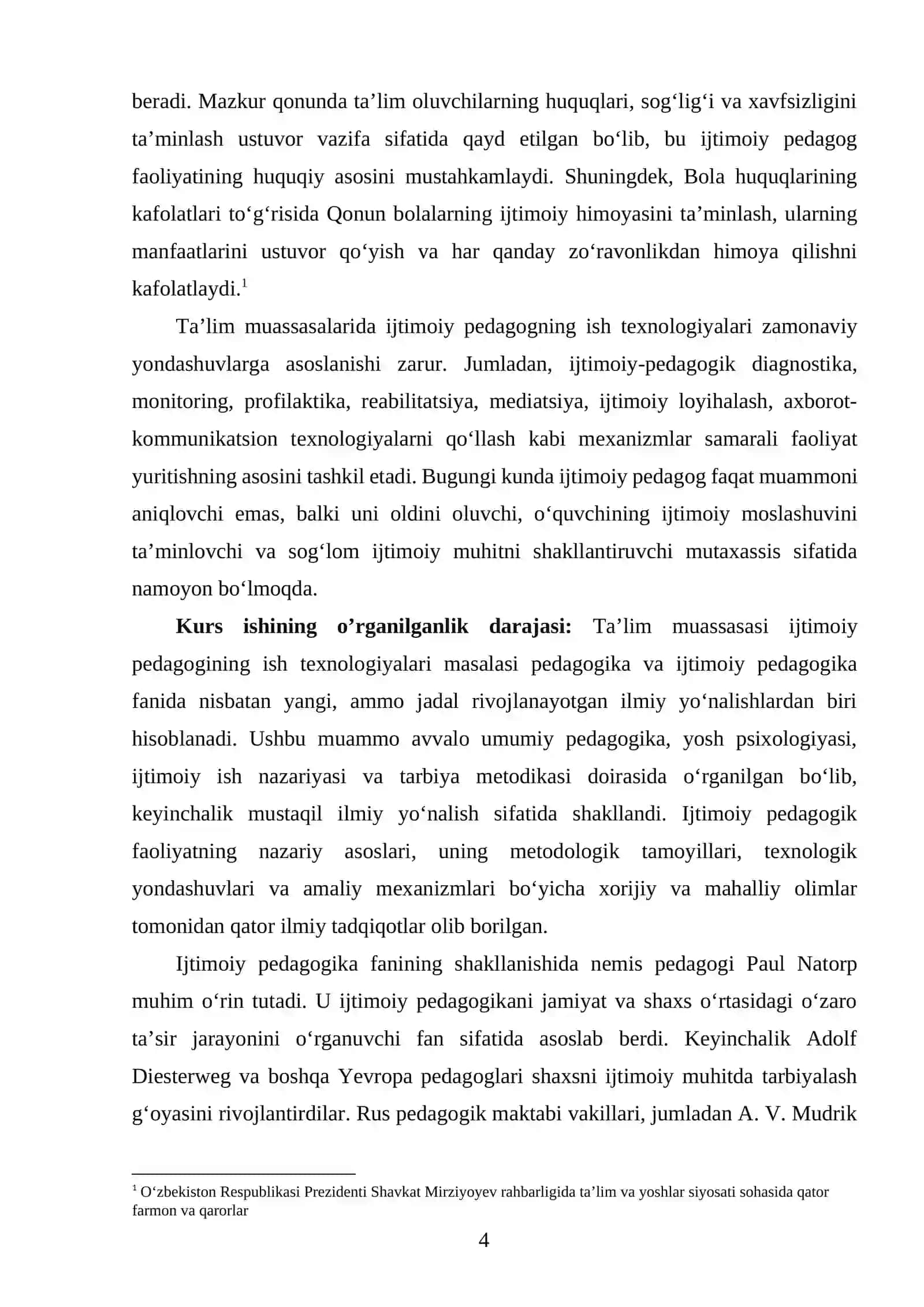 Ta'lim muassasasi ijtimoiy pedagogining ish texnologiyalari 4