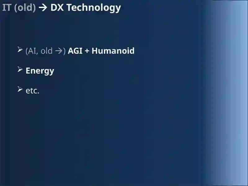 IT to DX Technology Vision 2030 in UZ: The 5thwaves (Singularity with AGI, Humanoid, and Energy) 4
