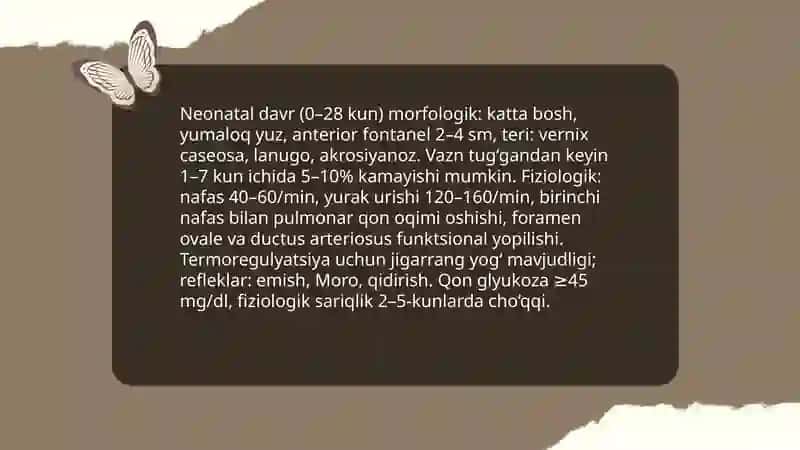 Yosh davrlarining morfologik va fiziologik xususiyatlari 4