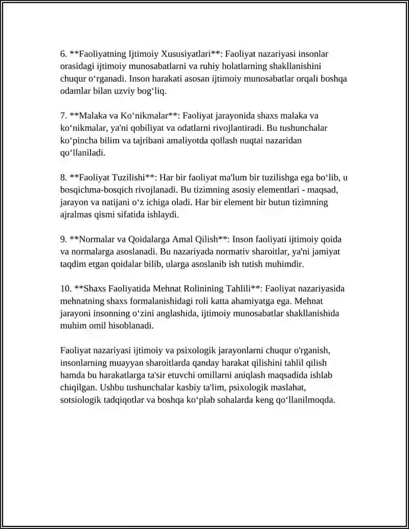 A.N.LEONTIVNING FAOLIYAT NAZARIYASI TAHLILI 4