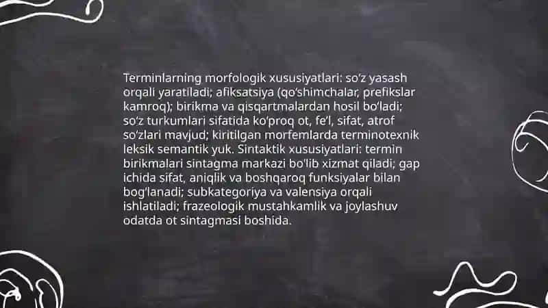 Sohaviy terminlar va ularning til xususiyatlari 4