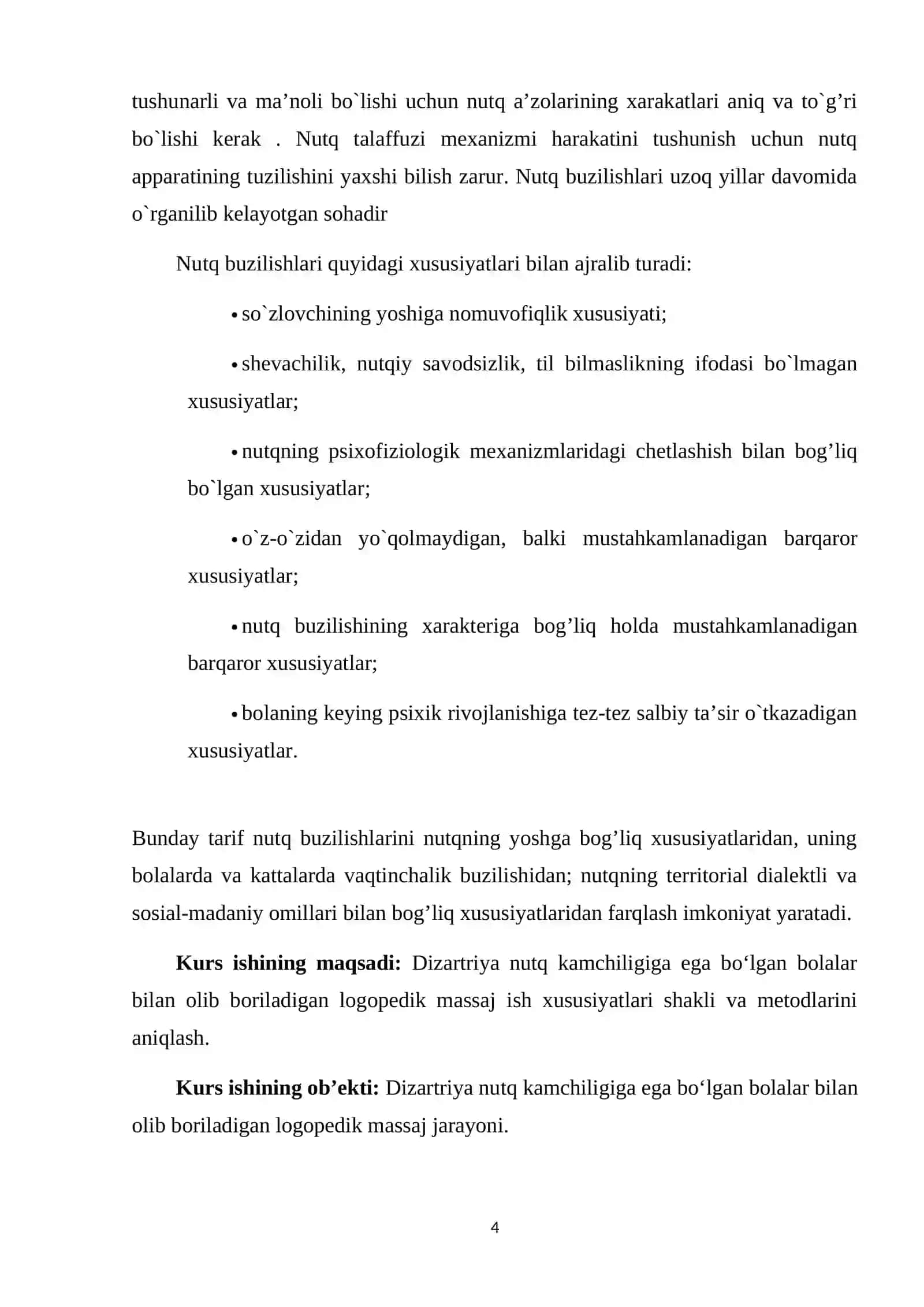 Dizartriya nutq kamchiligiga ega boʻlgan bolalar bilan olib boriladigan logopedik massaj 4