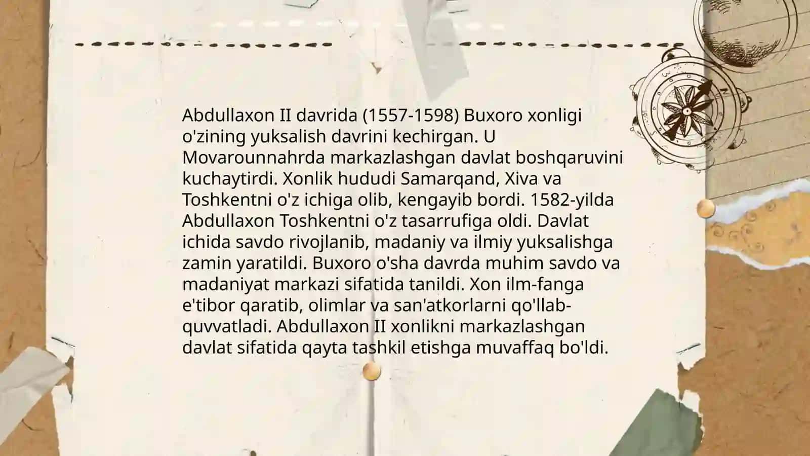 Abdullaxon II va uning davlat boshqaruvidagi faoliyati 4