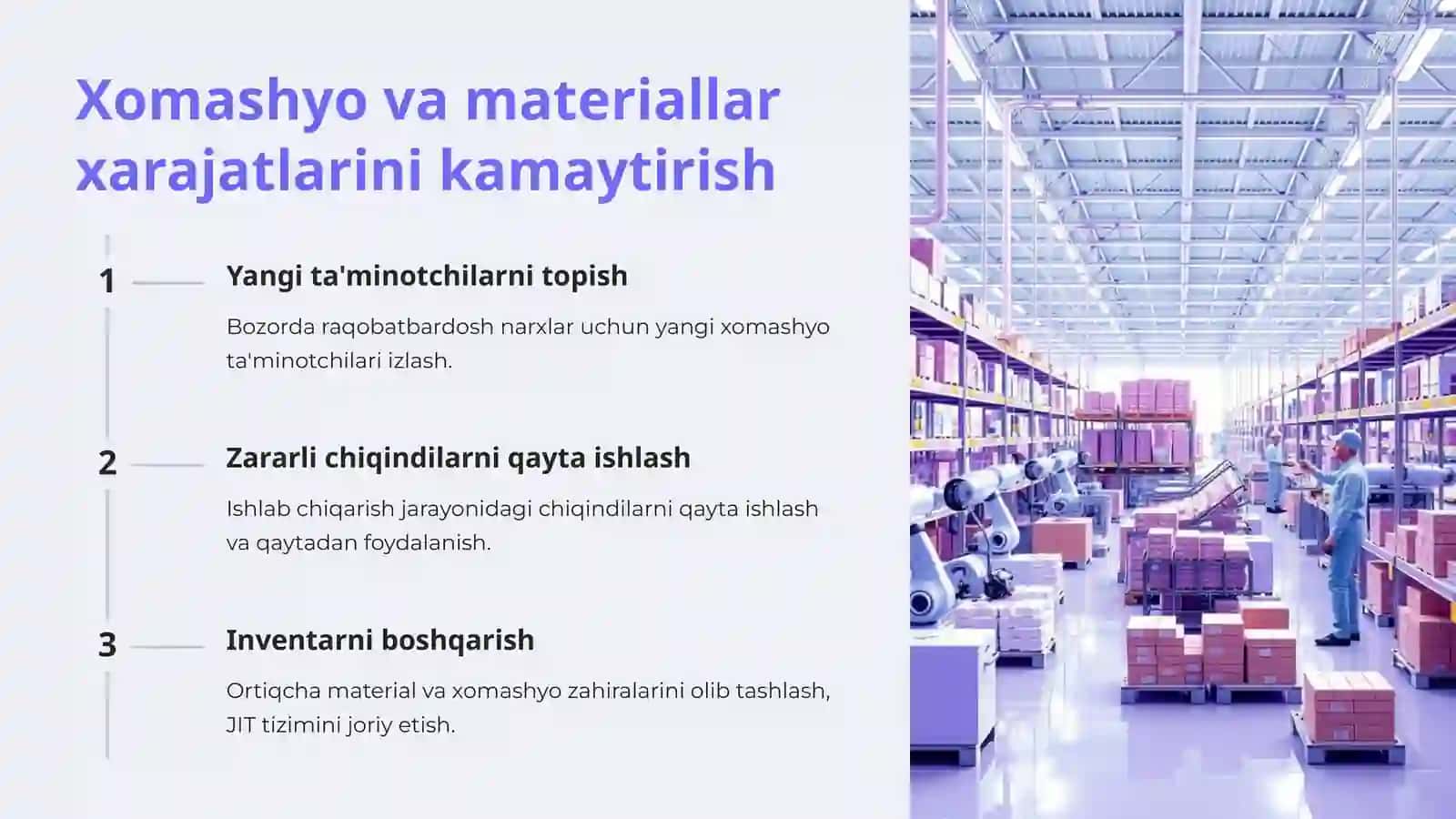 Sanoatda ishlab chiqarish xarajatlari va ularni kamaytirish yo'llari 4