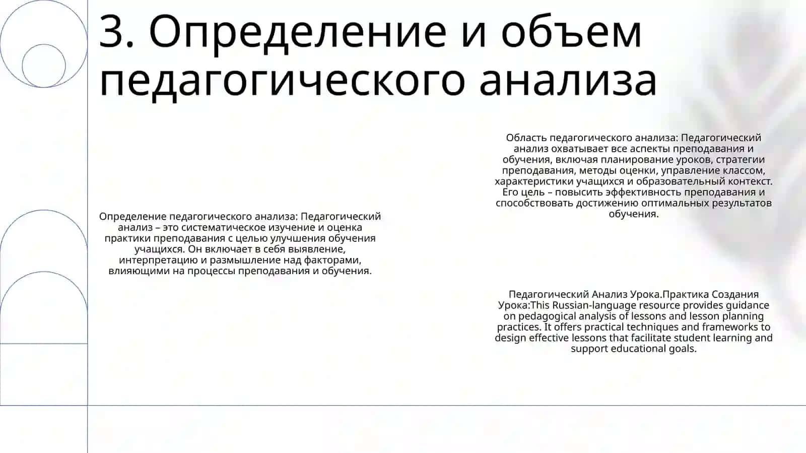 Педагогический Анализ Урока.Практика Создания Урока 4