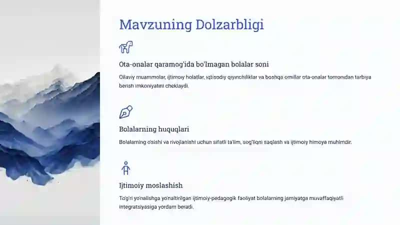 Ota-Ona Qarmog'ida Bo'lmagan Bolalar Bilan Ijtimoiy Pedogogik Faoliyat 4