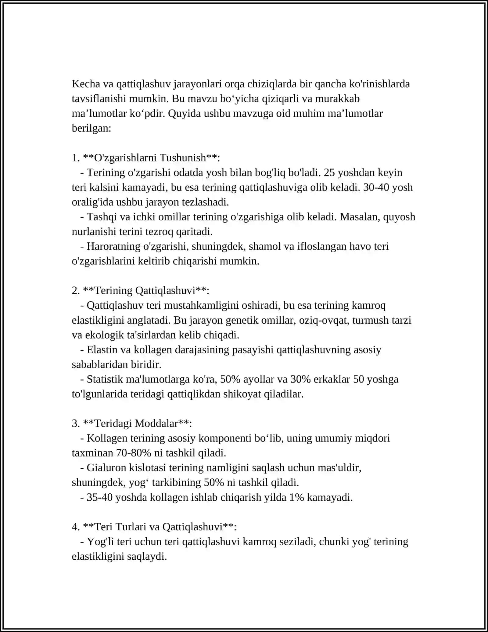 SKLERODERMIYA KASALLIKLARI SIMPTAMATOLOGIYASI. DIAGNOSTIKA. ASOSIY DAVOLASH PRINTSIPLARI 4