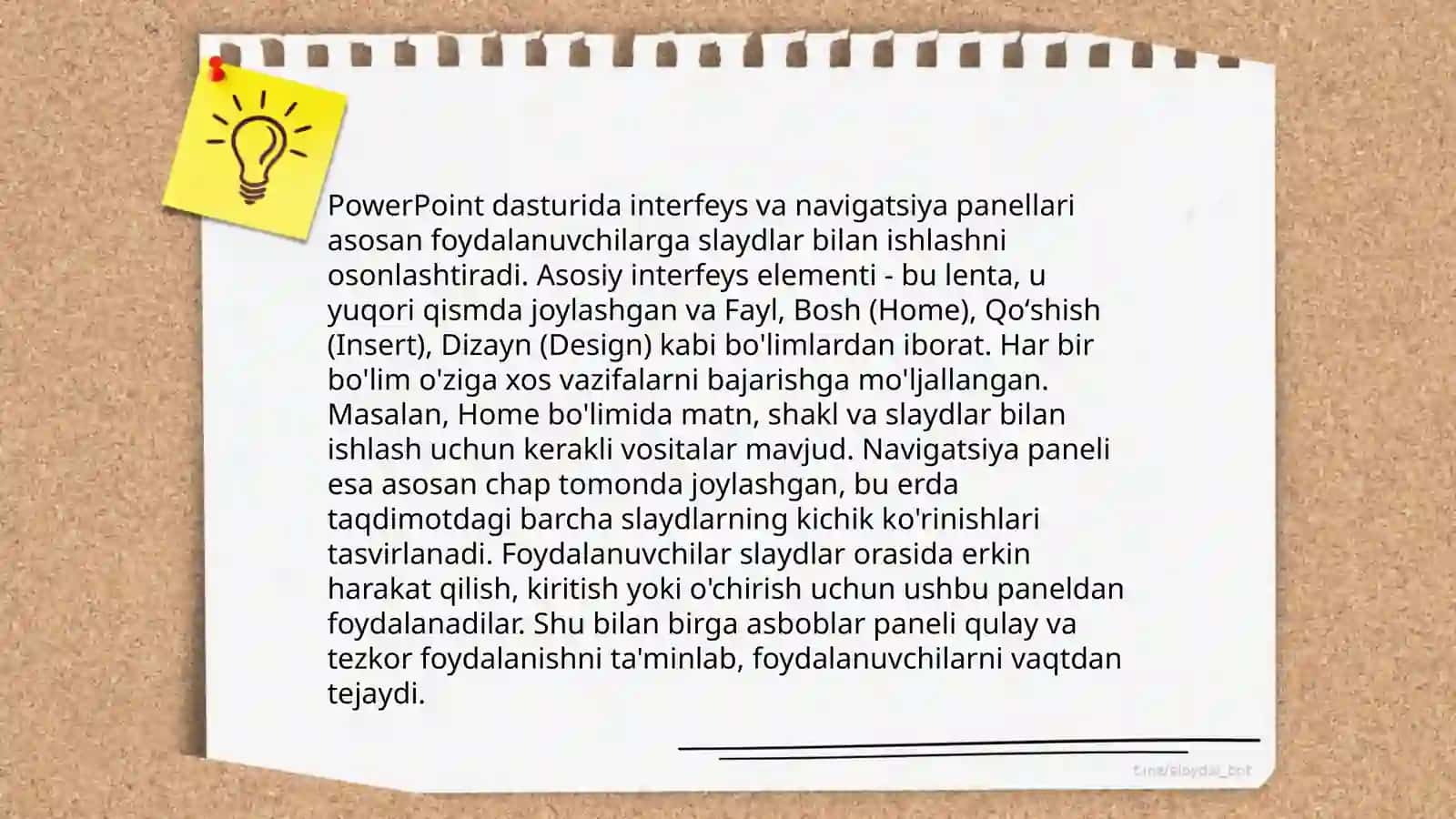 MS Power Point-2016 dasturi va uning imkoniyatlari 4