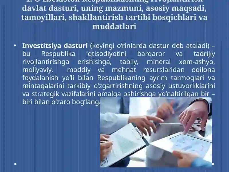 O‘zbekiston Respublikasining rivojlantirish davlat dasturi 4