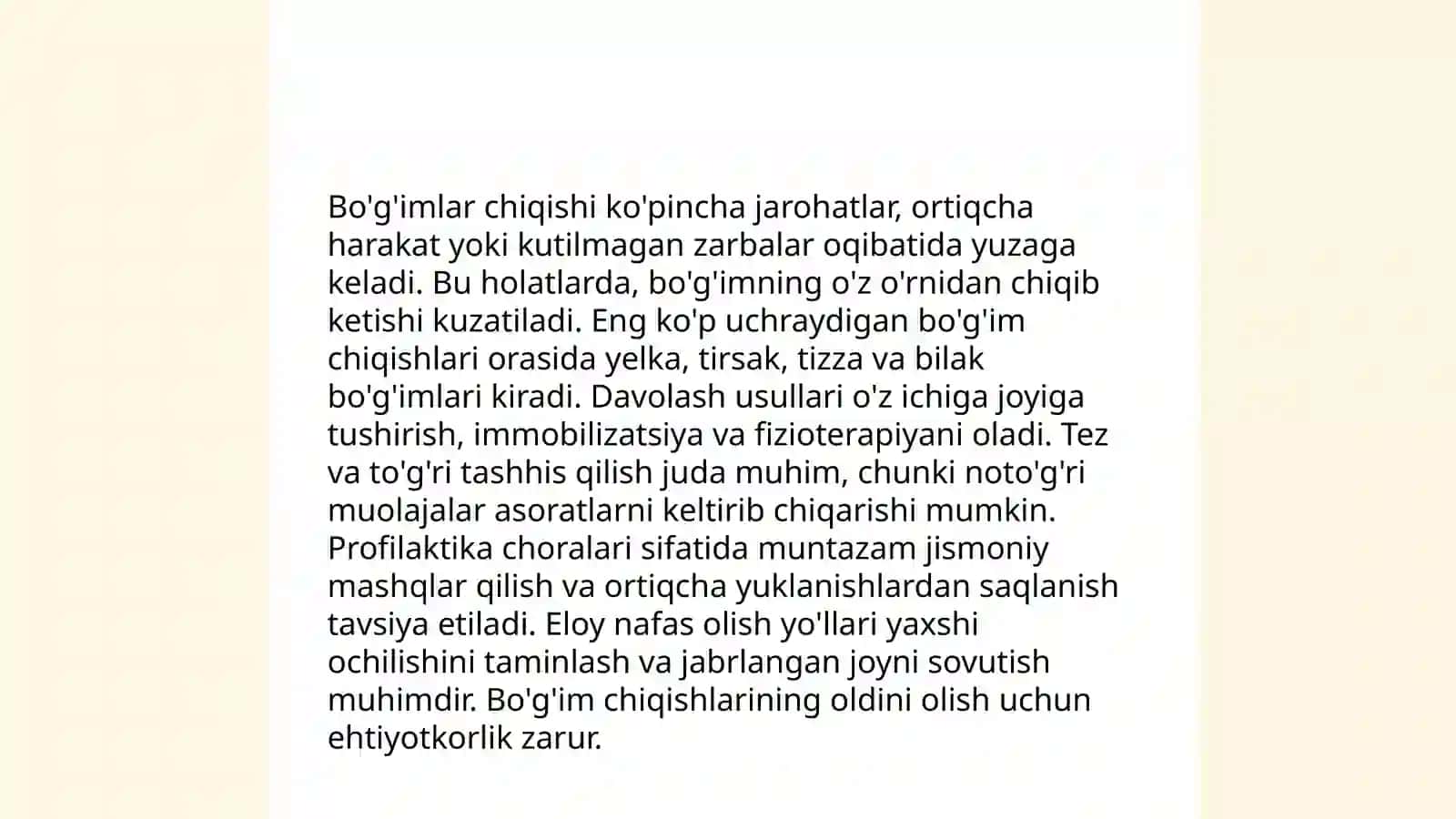 Suyaklar sinishi bogimlar chiqishi politravmalarda bemorlarni transportirovka qilish. Desmurgiya boglov turlari 4