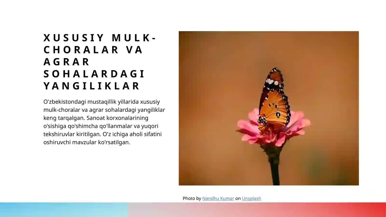 Mustaqillik yillarida qishloq xoʻjaligi va sanoatdagi oʻzgarishlar 4