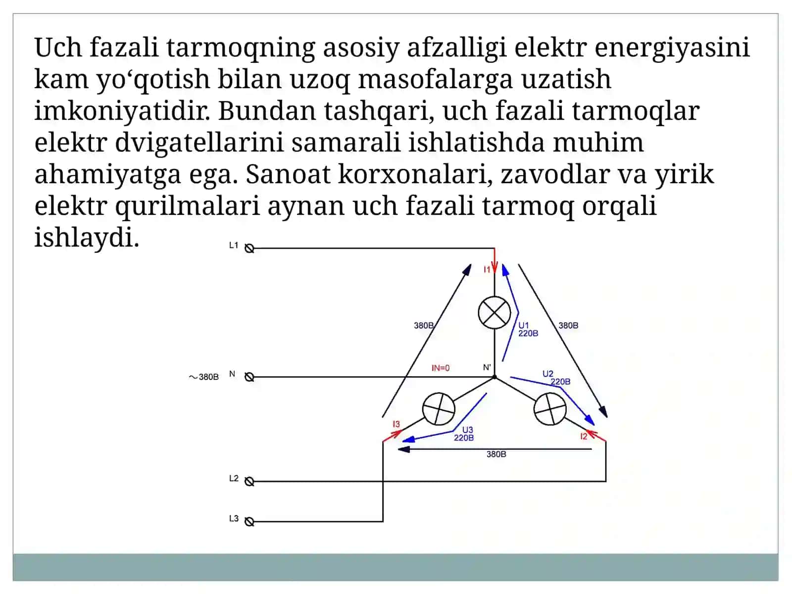 Bir fazali o'chirilganda tarmoq nito'liq bo'lmagan fazali rejimini hisoblash 4