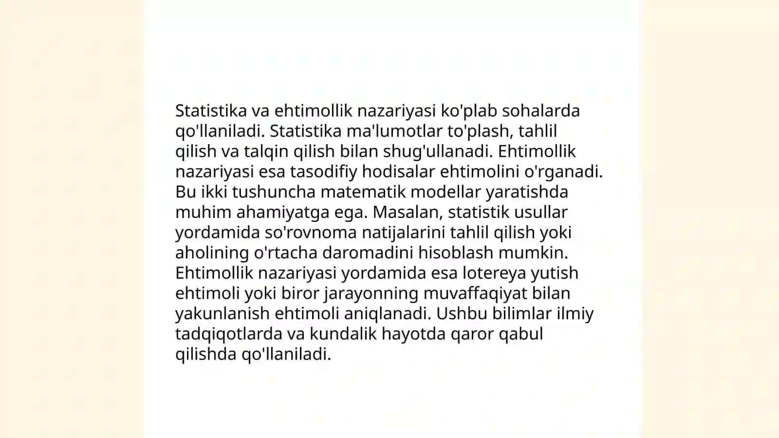 Ma'lumotlar intellektual tahlili sohalari: Statistika mashinali o'qitish va ma'lumotlar bazasi sohalarining o'rni 4
